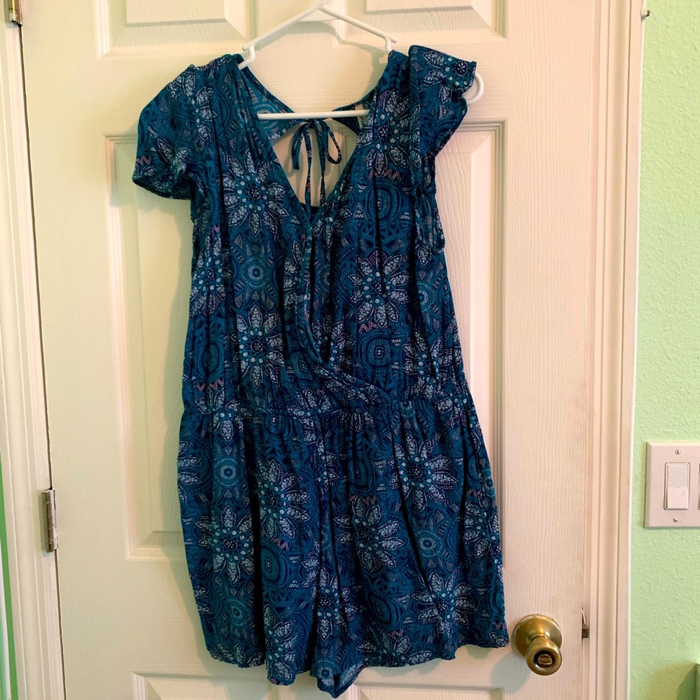Blue romper